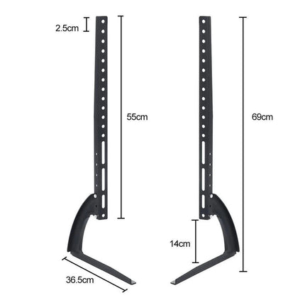 Table Top Universal Bracket Base VESA Pedestal Mount for 32 - 70 " TV Stand 45KG