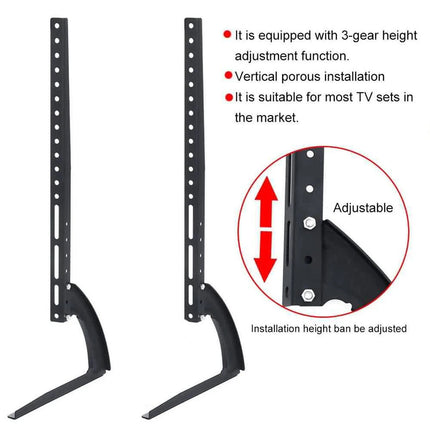 Table Top Universal Bracket Base VESA Pedestal Mount for 32 - 70 " TV Stand 45KG