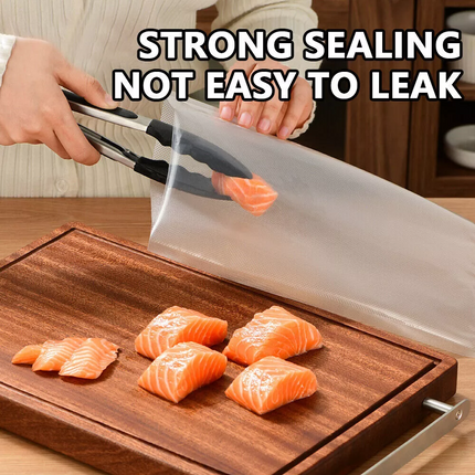 100pcs Vacuum Sealer Bags Precut Food Storage Heat Seal Cryovac Bags---7x10cm