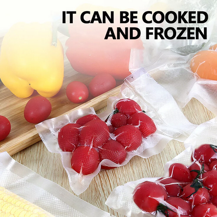 100pcs Vacuum Sealer Bags Precut Food Storage Heat Seal Cryovac Bags---7x10cm