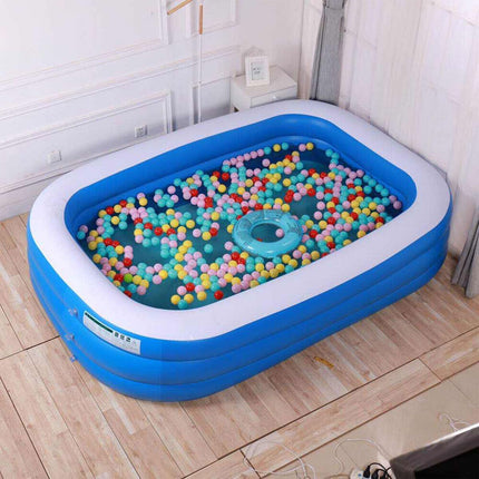 3M x1.8M 3-Layer Children Kids Adult Inflatable Swimming Pool Family Above Ground