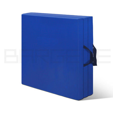 Folding Exercise Floor Mat Dance Yoga Gymnastics Training Judo Pilates Gym~Blue