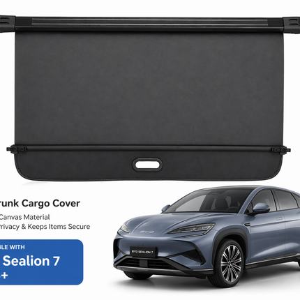 BYD Sealion 7 2025+ Retractable Boot Cargo Cover Rear Trunk Curtain Carbon Fiber