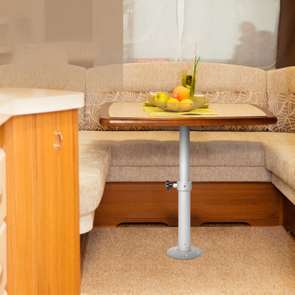 Adjustable RV Table Leg Pedestal 46-70cm Aluminium Removable Caravan Motorhome Boat Stand