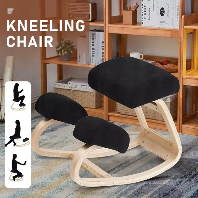 Ergonomic Kneeling Chair Rocking Office Desk Stool Upright Posture