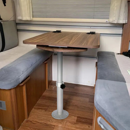 Adjustable RV Table Leg Pedestal 46-70cm Aluminium Removable Caravan Motorhome Boat Stand
